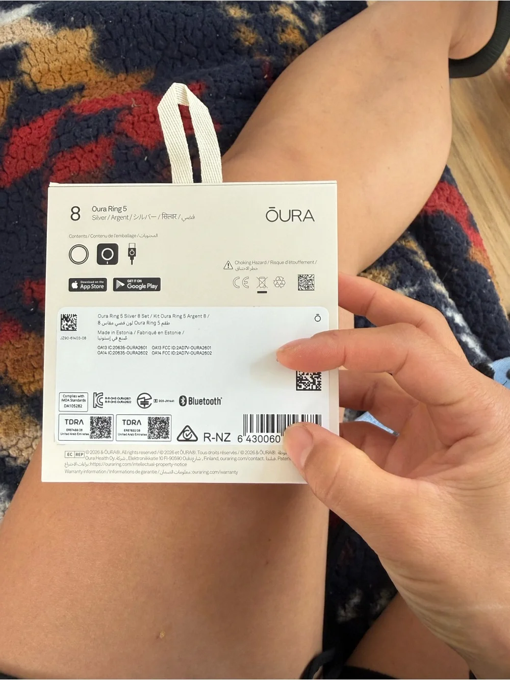 New in box Oura ring gen 5 size 8